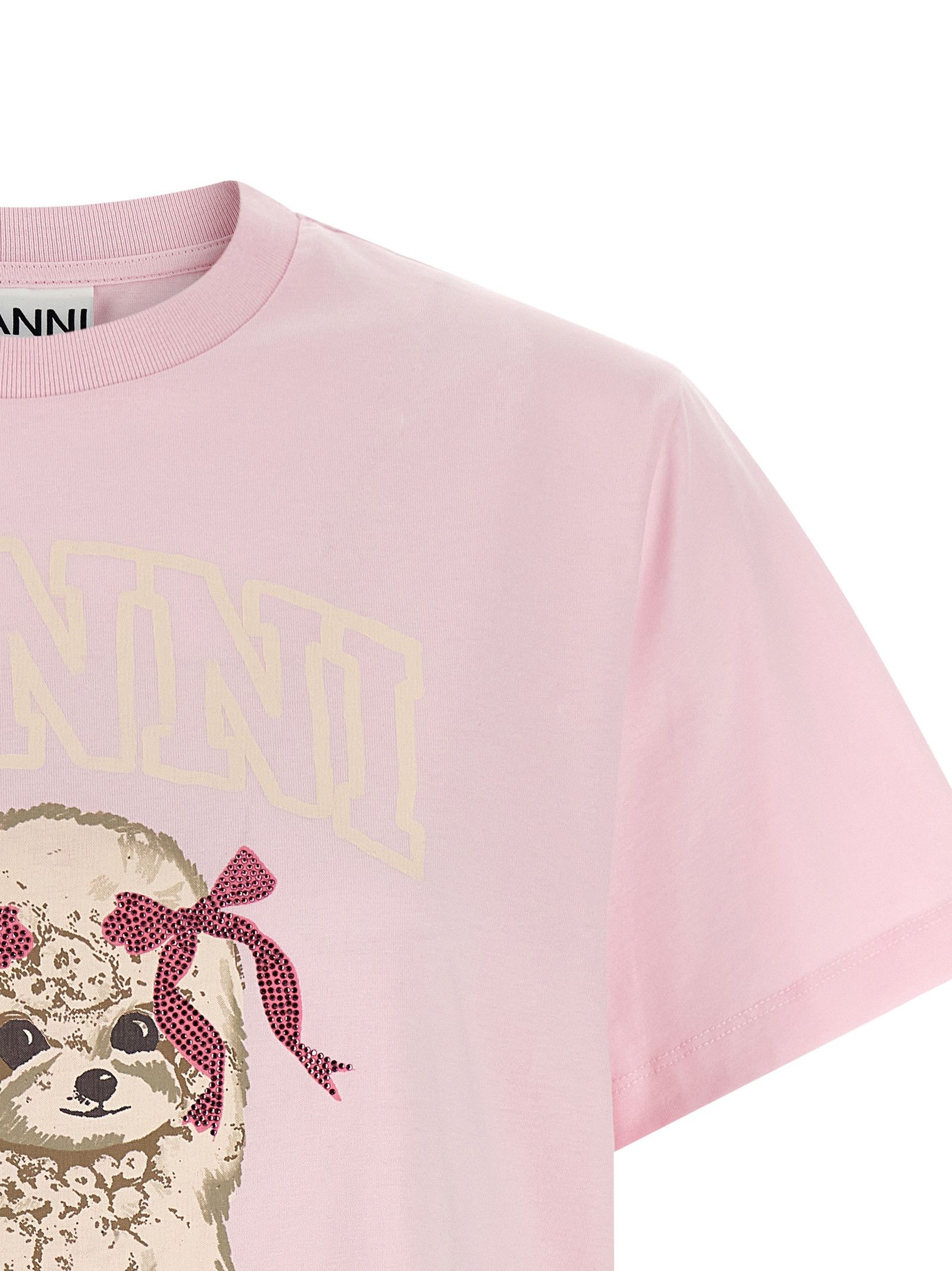 Ganni Printed T-Shirt Size M / US 6-8 / IT 42-44 - 3 Thumbnail