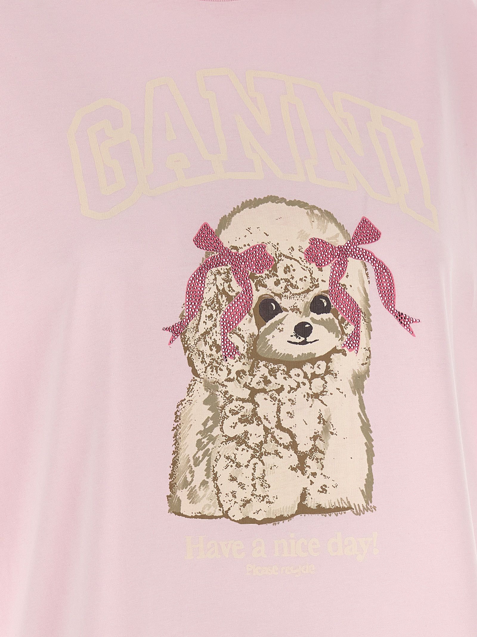 Ganni Printed T-Shirt Size S / US 4 / IT 40 - 4 Thumbnail