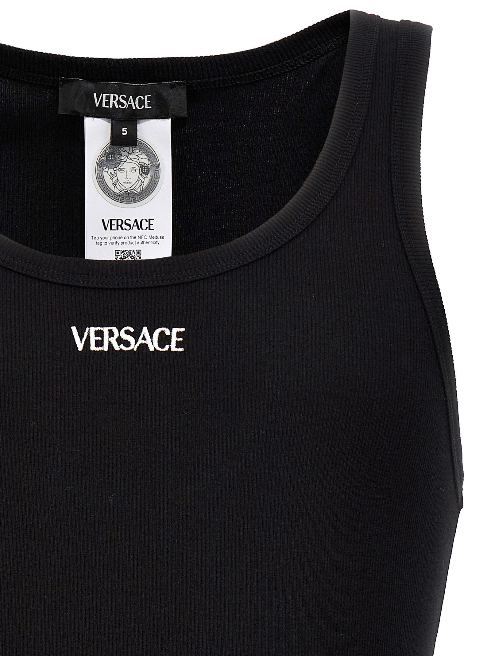 Versace Logo Embroidery Tank Top Size US XL / EU 56 / 4 - 3 Thumbnail