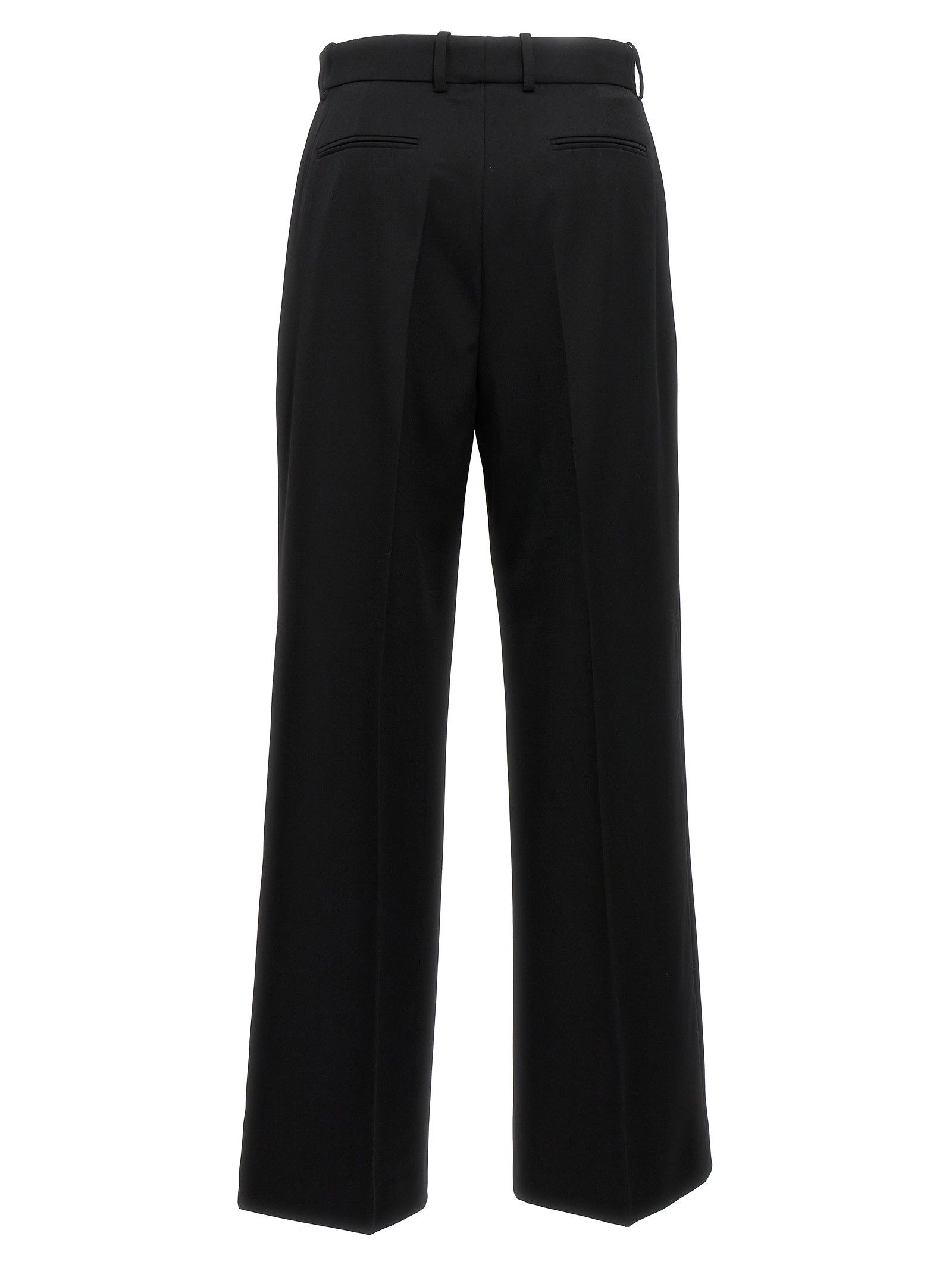 Lanvin Wide Leg Pants Size 28" / US 6 / IT 42 - 2 Thumbnail