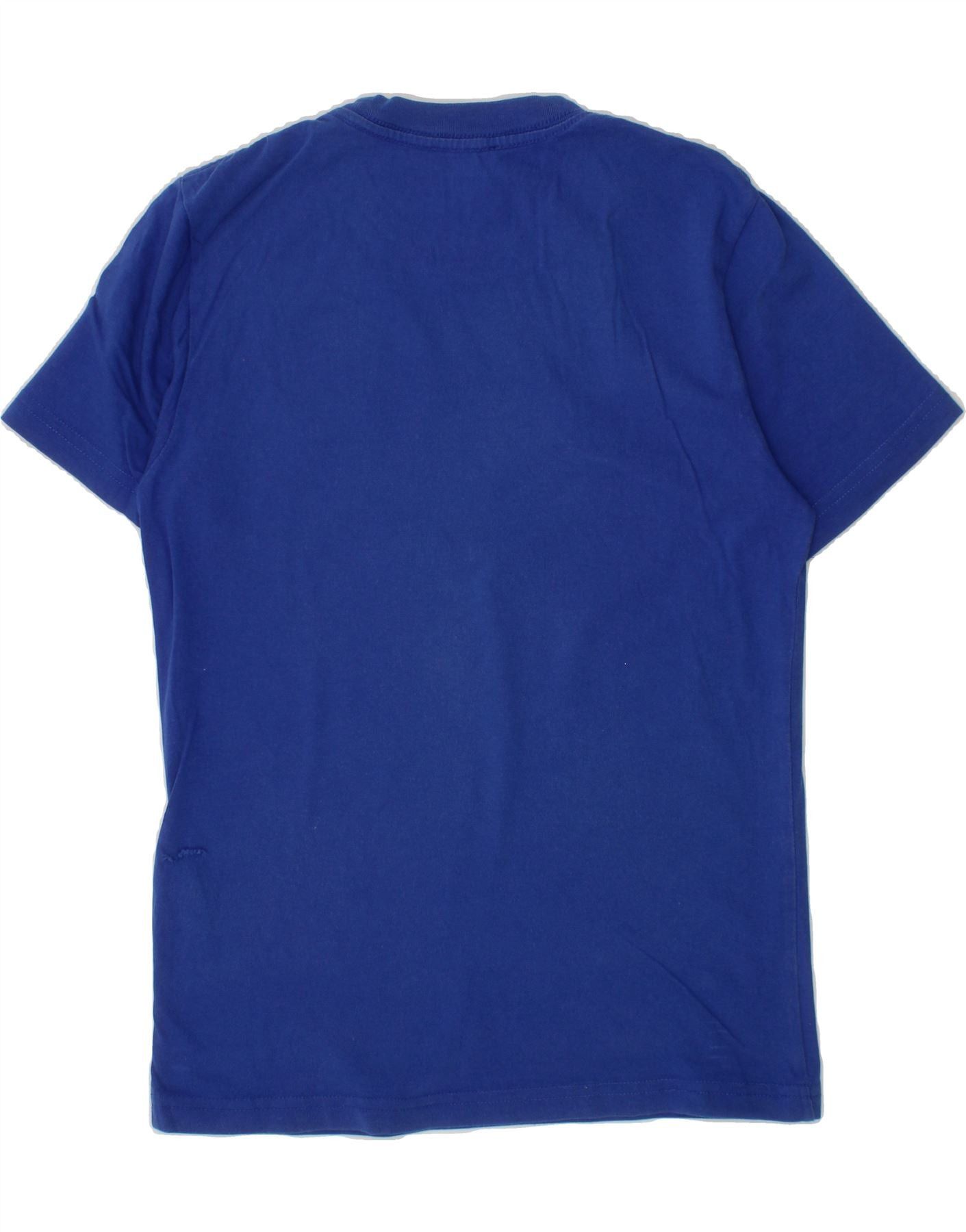 Diesel Boys T-Shirt Top 7-8 Years Blue Cotton Size S / US 4 / IT 40 - 2 Thumbnail