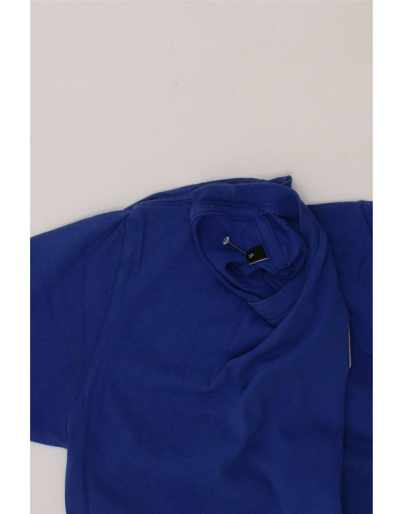 Diesel Boys T-Shirt Top 7-8 Years Blue Cotton Size S / US 4 / IT 40 - 4 Thumbnail