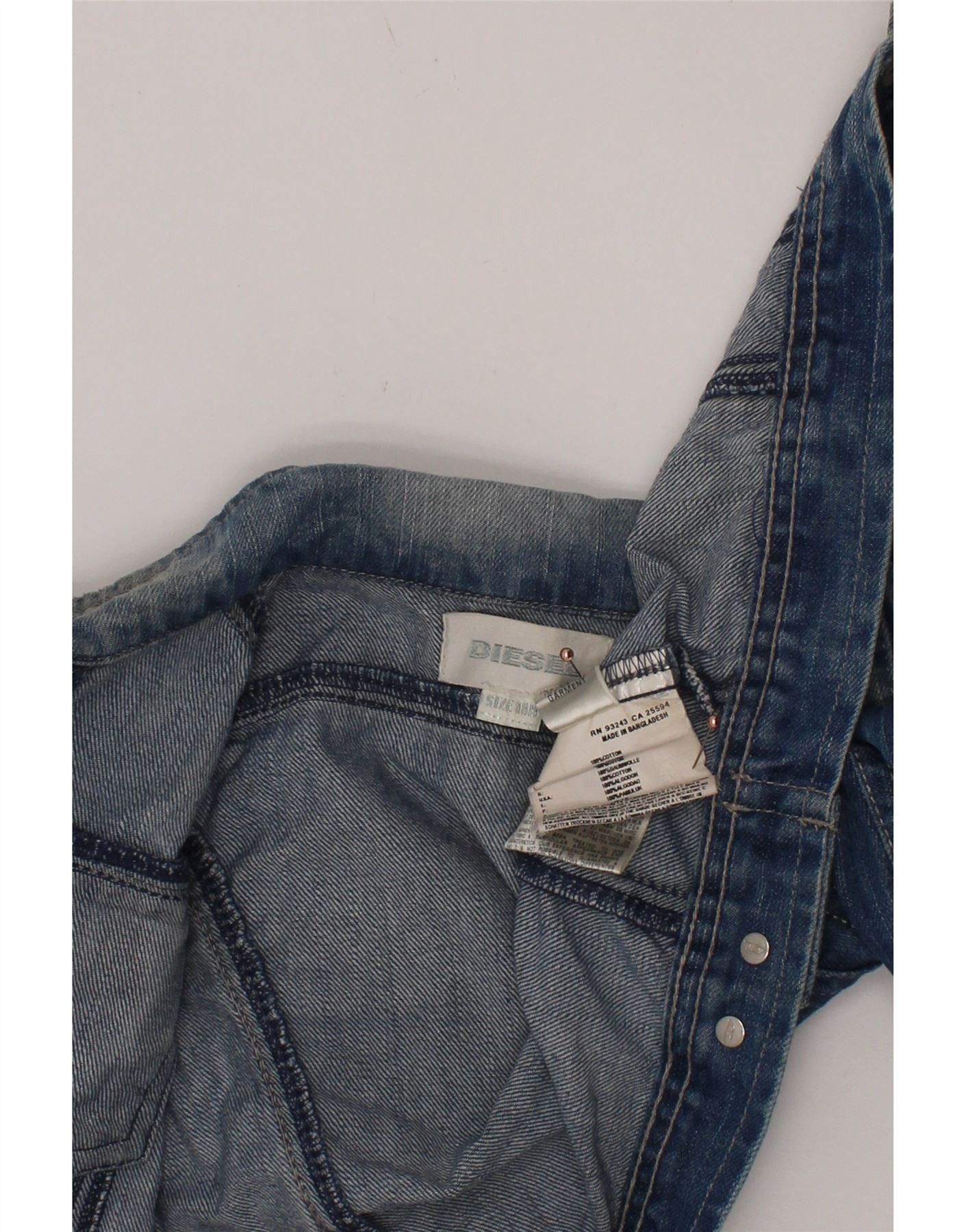 Diesel Baby Boys Denim Jacket 12-18 Months Blue Cotton Size M / US 6-8 / IT 42-44 - 5 Thumbnail