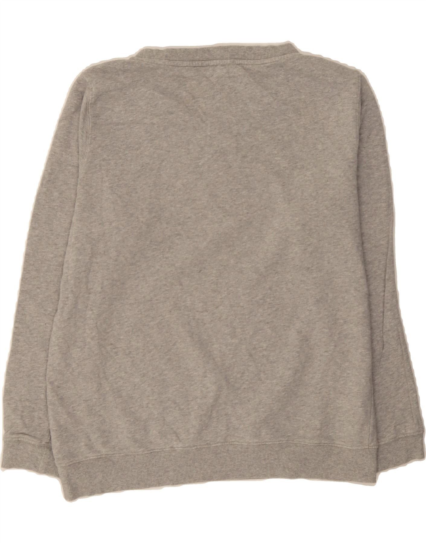 Diesel Womens Graphic Sweatshirt Jumper UK 10 Small Grey Cotton Size S / US 4 / IT 40 - 2 Thumbnail