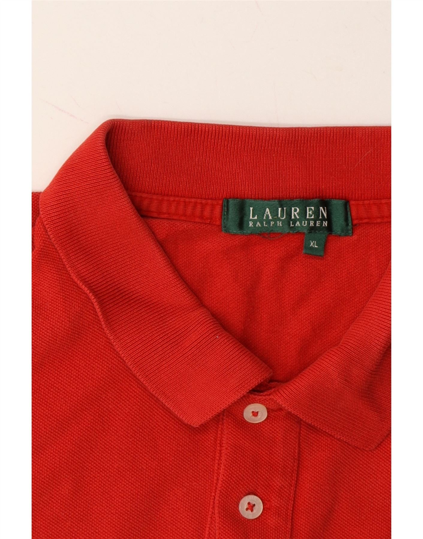 Ralph Lauren Boys Polo Shirt 15-16 Years XL Red Cotton Size XL / US 12-14 / IT 48-50 - 3 Thumbnail