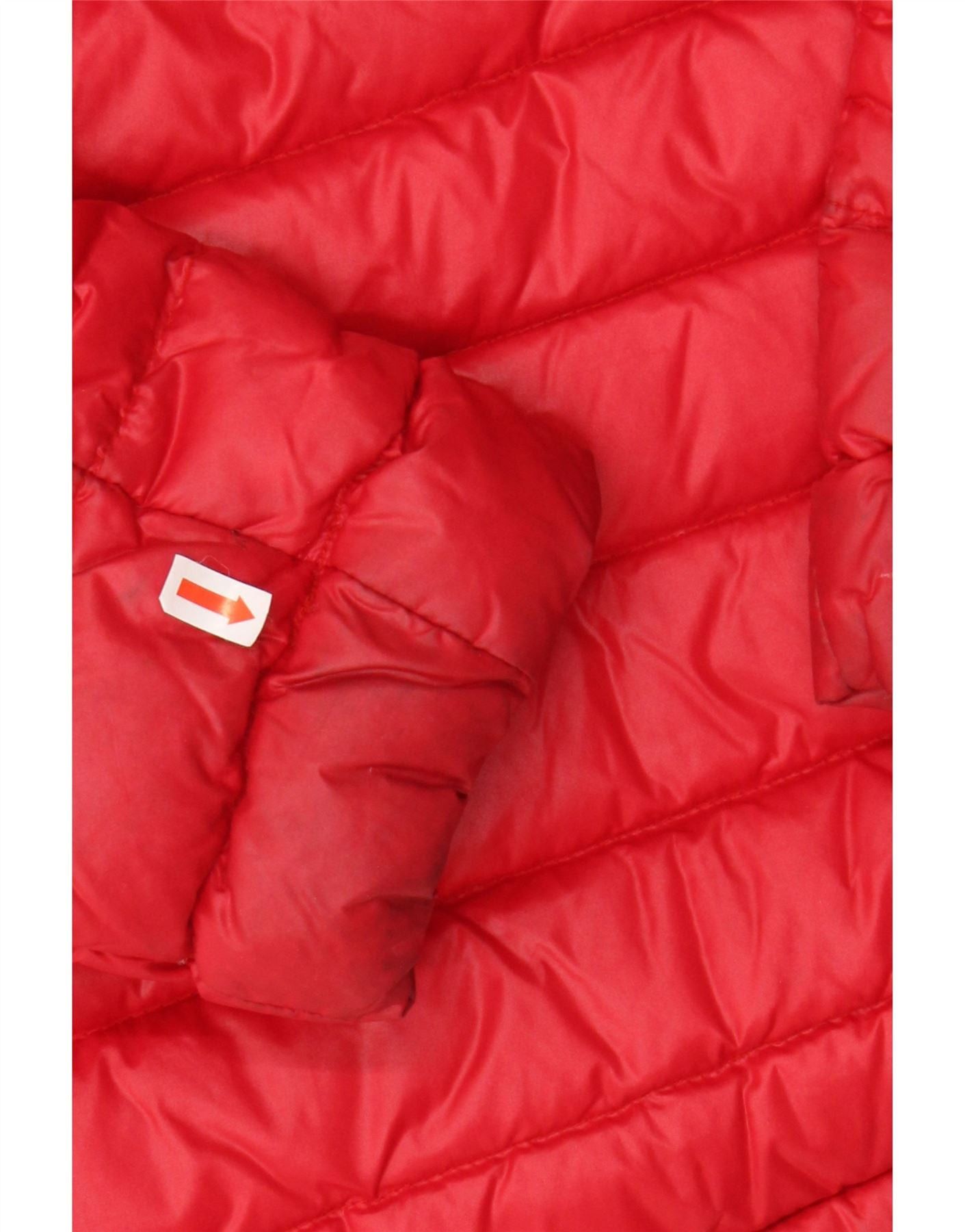 Polo Ralph Lauren Girls Graphic Hooded Padded Jacket 8-9 Years Medium Red Size S / US 4 / IT 40 - 4 Thumbnail