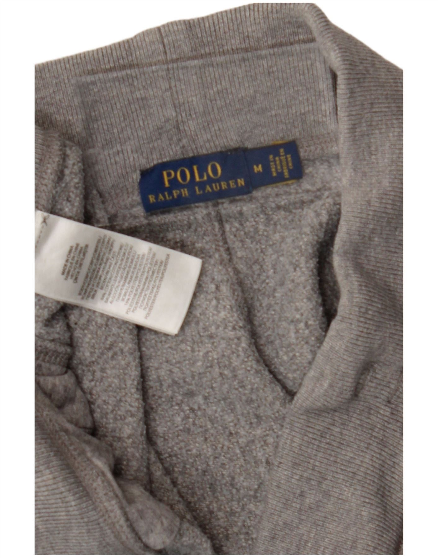 Ralph Lauren Mens Tracksuit Trousers Joggers Medium Grey Cotton Size US 32 / EU 48 - 4 Thumbnail