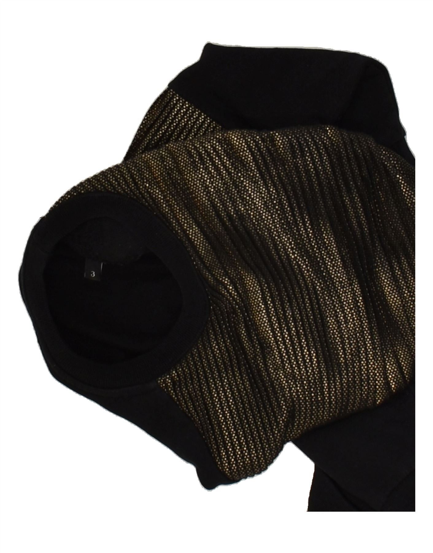 Diesel Girls Long Sleeve Jumper Dress 2-3 Years Black Cotton Size XXS / US 00 / IT 34 - 4 Thumbnail