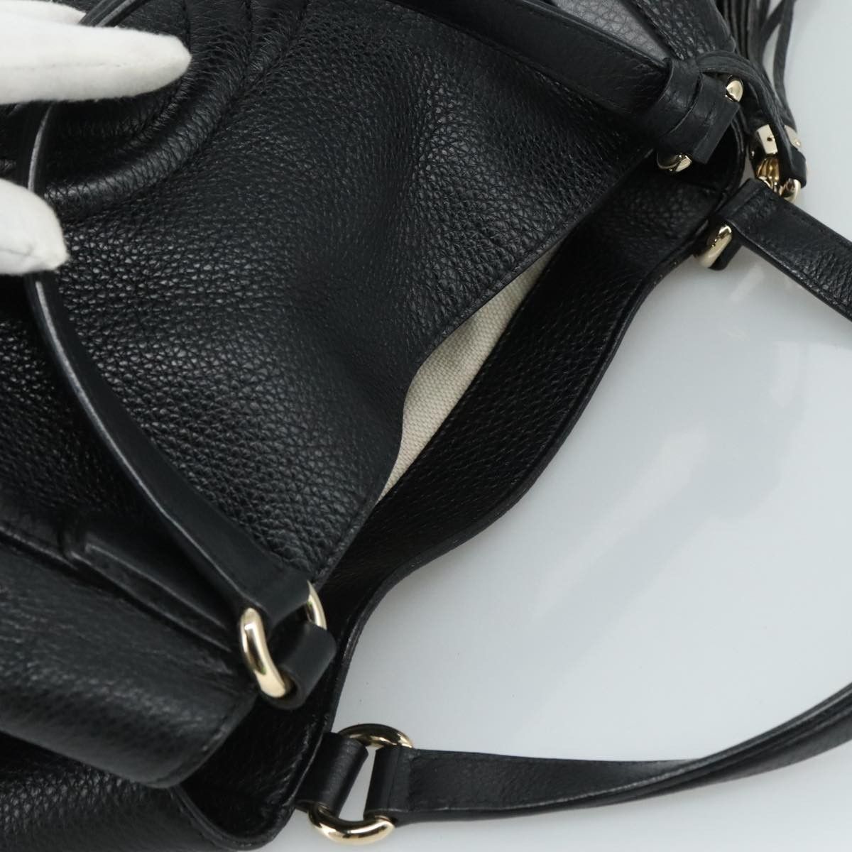Gucci Gucci Soho Shoulder Bag Leather Size ONE SIZE - 14 Thumbnail