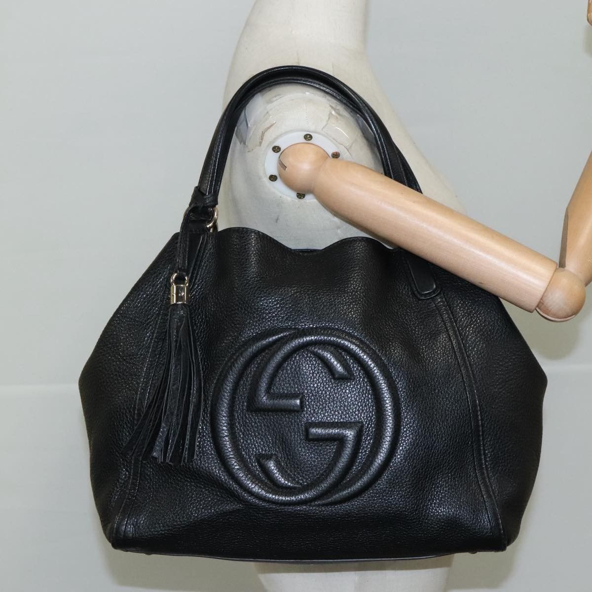 Gucci Gucci Soho Shoulder Bag Leather Size ONE SIZE - 15 Thumbnail