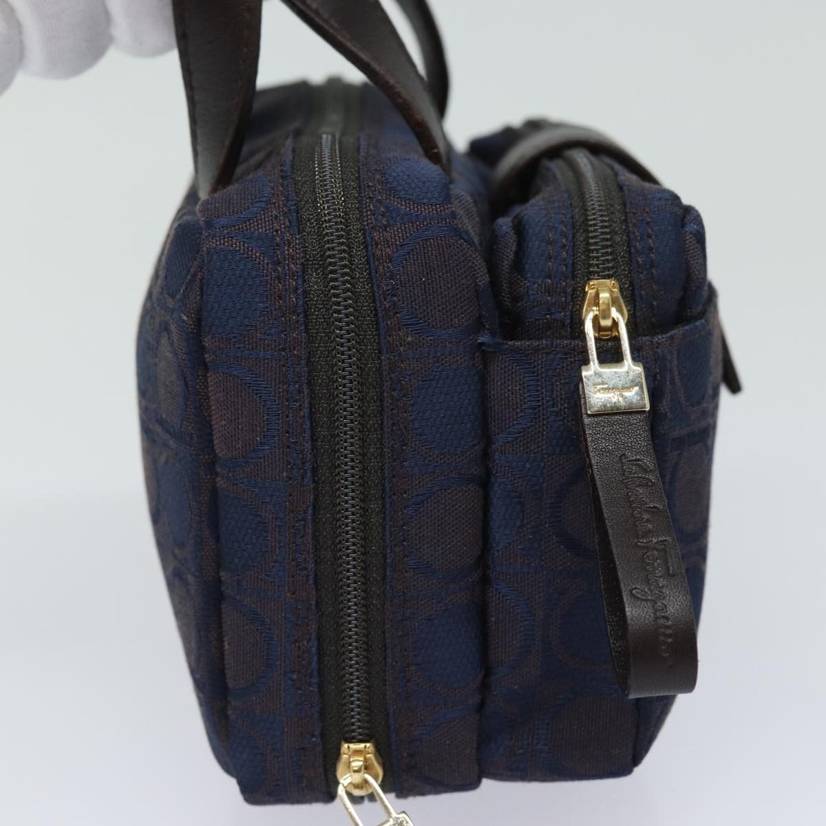 Salvatore Ferragamo Salvatore Ferragamo Gancini mini handbag Canvas Size ONE SIZE - 4 Thumbnail