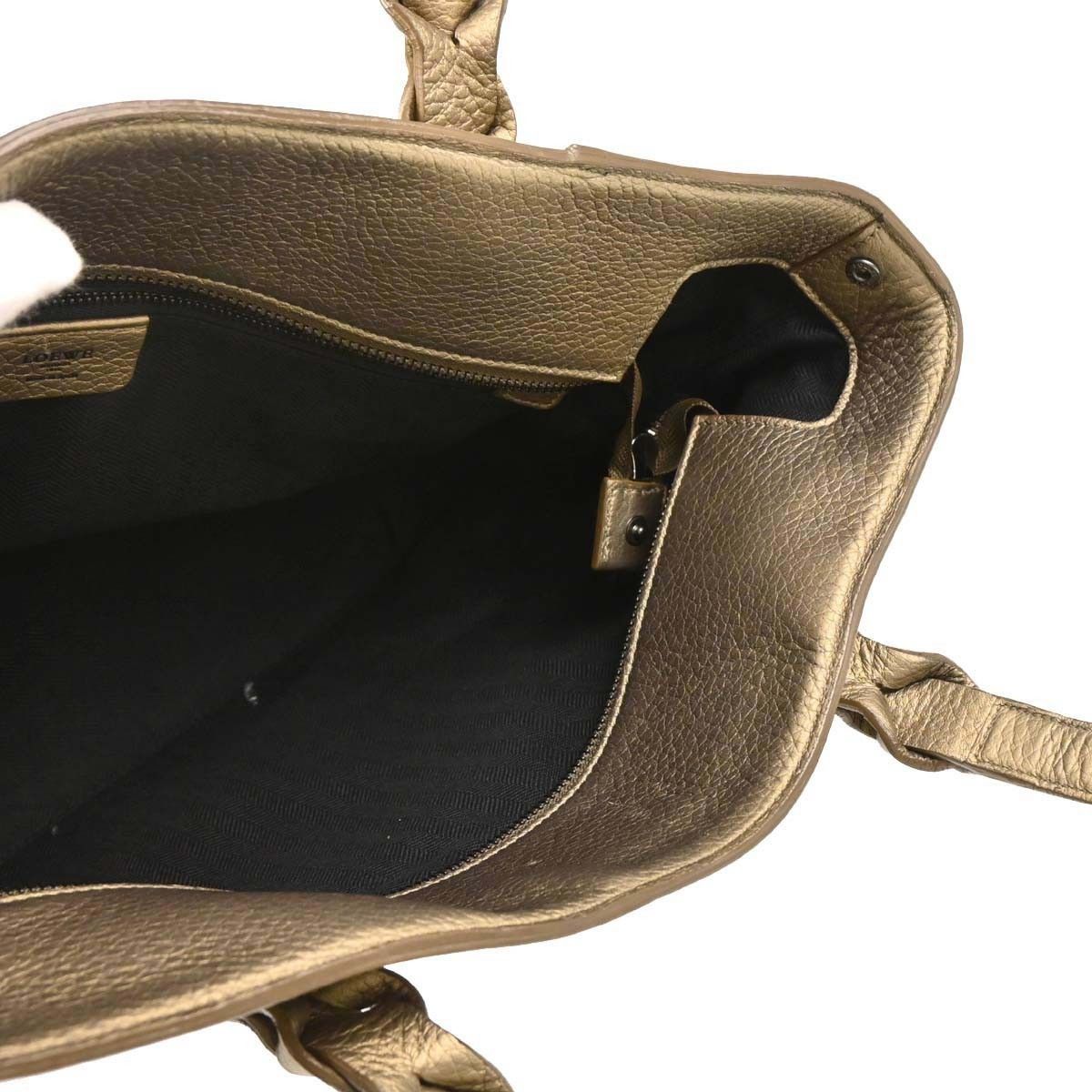 Loewe Loewe Vintage Anagram Tote Leather Size ONE SIZE - 7 Thumbnail
