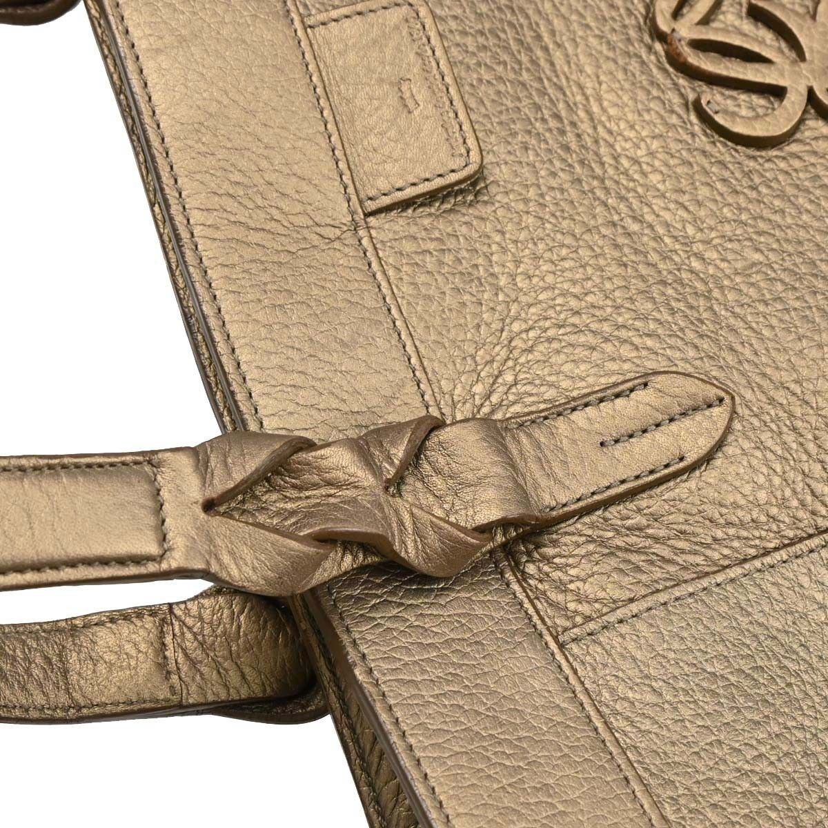Loewe Loewe Vintage Anagram Tote Leather Size ONE SIZE - 9 Thumbnail