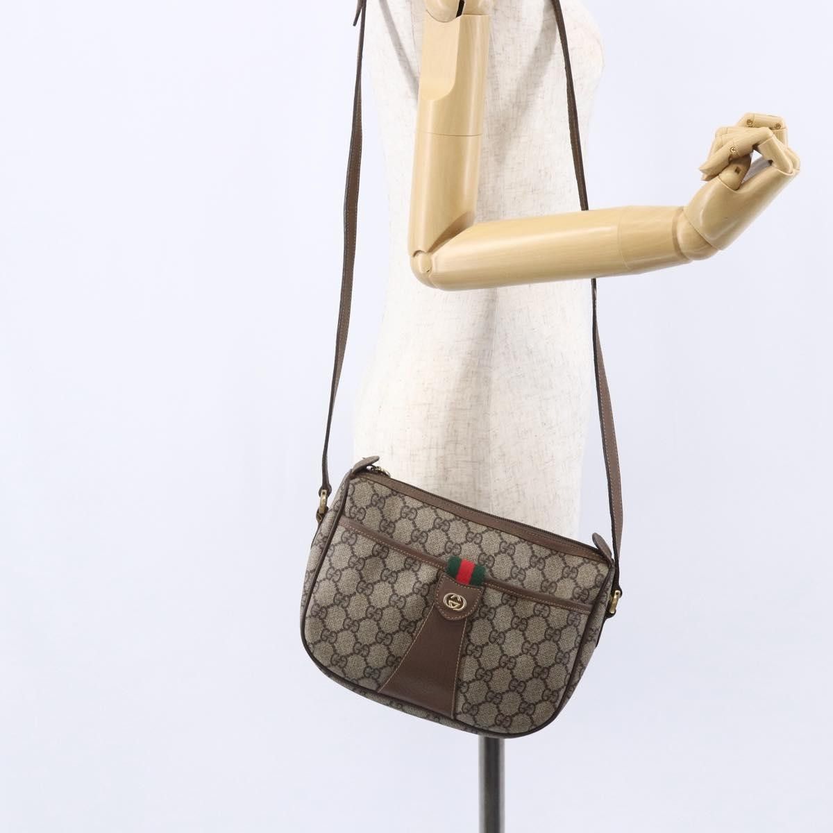 Gucci Gucci Vintage Web Crossbody Bag GG Canvas Size ONE SIZE - 14 Thumbnail