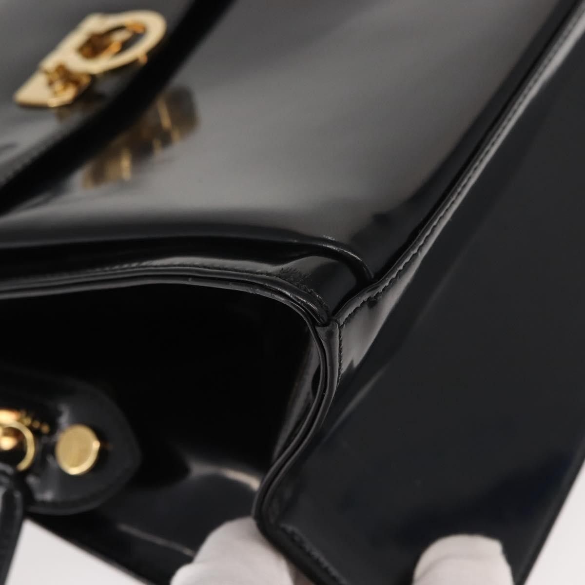 Salvatore Ferragamo Salvatore Ferragamo Gancini Tote Patent leather Size ONE SIZE - 10 Thumbnail