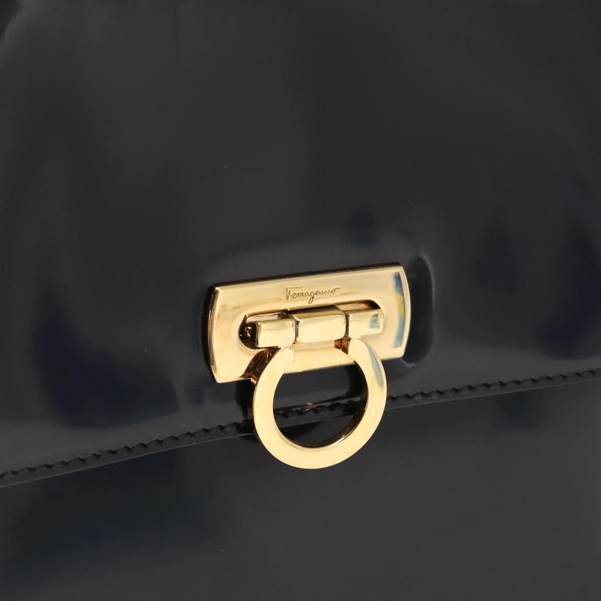 Salvatore Ferragamo Salvatore Ferragamo Gancini Tote Patent leather Size ONE SIZE - 12 Thumbnail