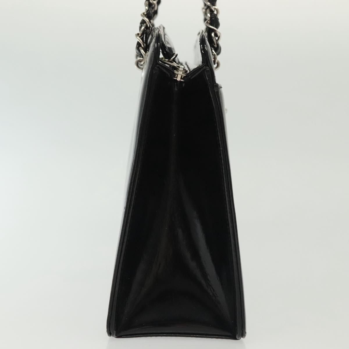 Chanel Chanel Vintage CC Lock Pocket Chain Tote Patent Size ONE SIZE - 4 Thumbnail