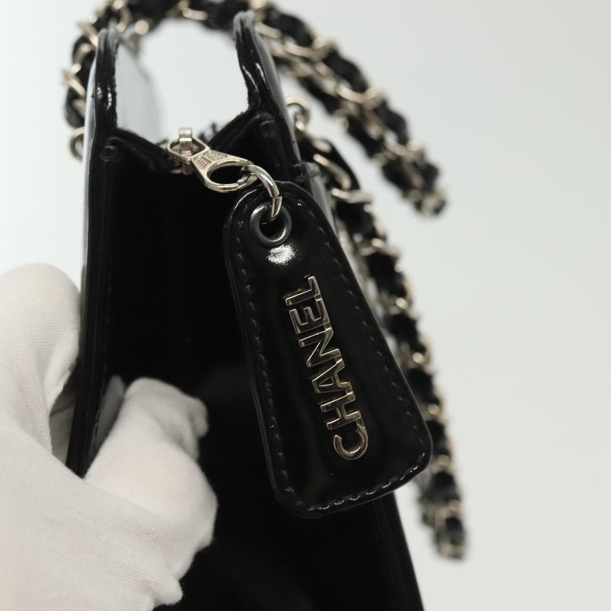 Chanel Chanel Vintage CC Lock Pocket Chain Tote Patent Size ONE SIZE - 13 Thumbnail
