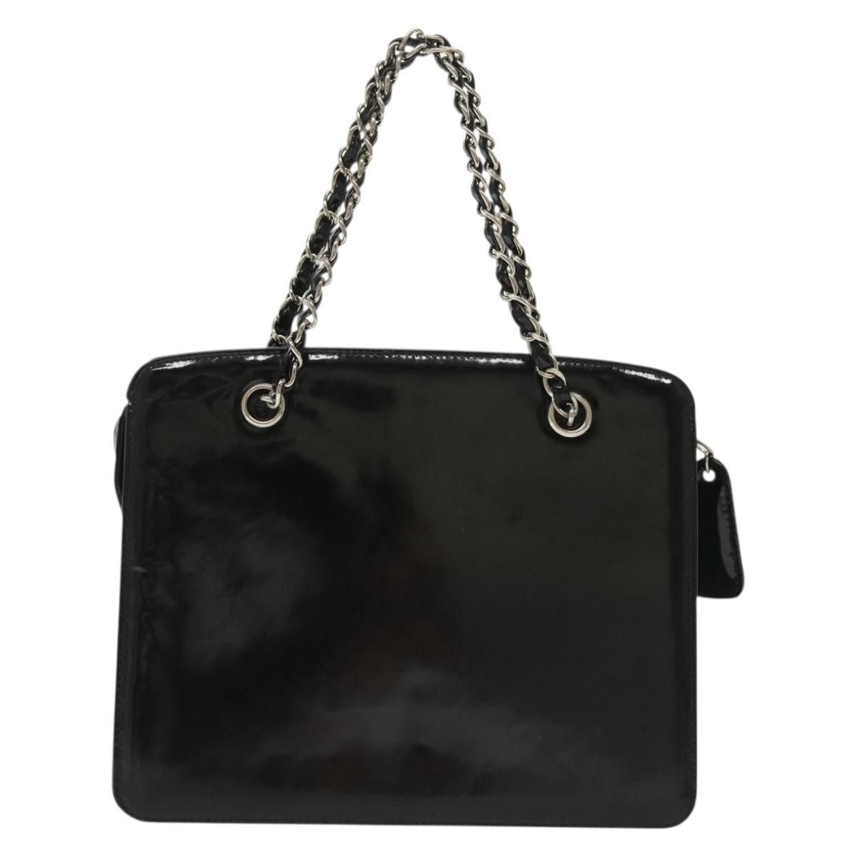 Chanel Chanel Vintage CC Lock Pocket Chain Tote Patent Size ONE SIZE - 2 Thumbnail