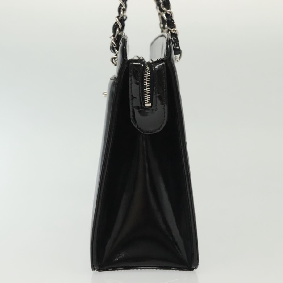 Chanel Chanel Vintage CC Lock Pocket Chain Tote Patent Size ONE SIZE - 3 Thumbnail