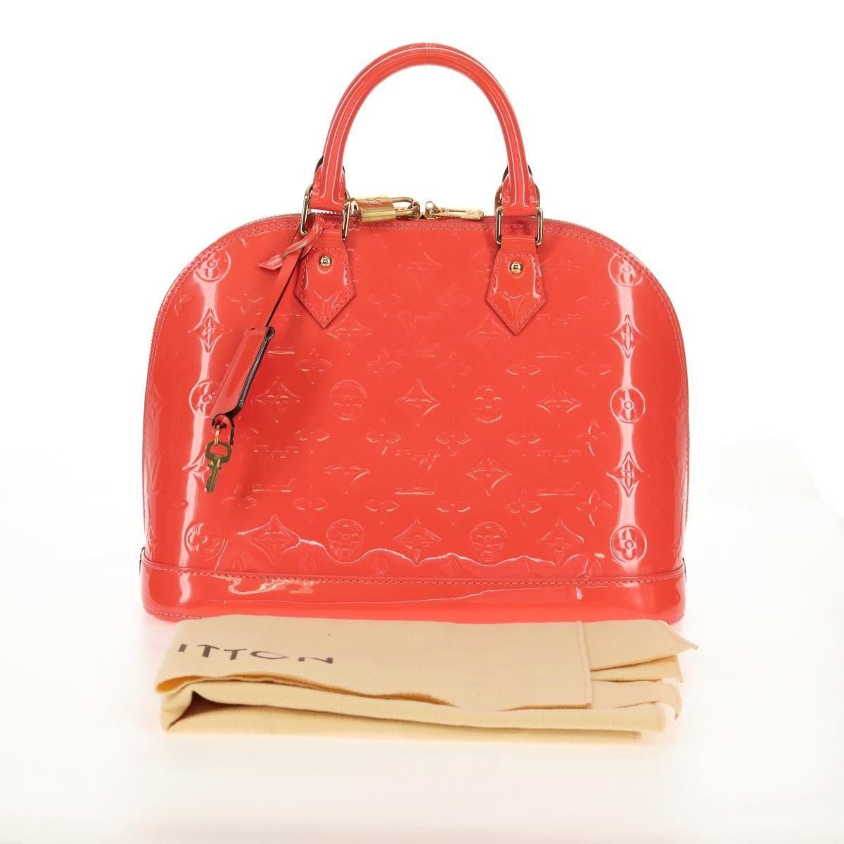 Louis Vuitton Louis Vuitton Alma Handbag Monogram Vernis Size ONE SIZE - 14 Thumbnail