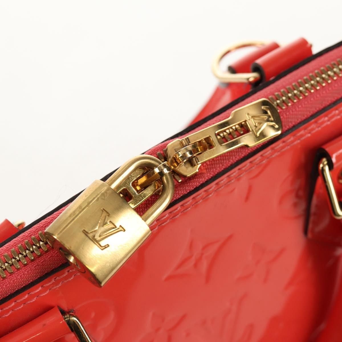 Louis Vuitton Louis Vuitton Alma Handbag Monogram Vernis Size ONE SIZE - 13 Thumbnail