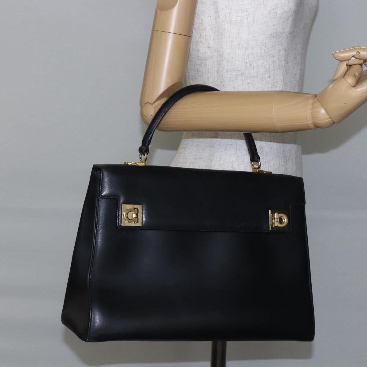 Salvatore Ferragamo Salvatore Ferragamo Gancini handbag Leather Size ONE SIZE - 13 Thumbnail