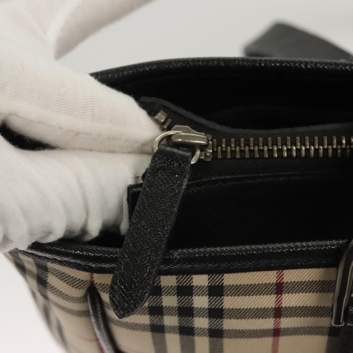 Burberry Burberry Nova Check Tote Canvas and Leather Size ONE SIZE - 12 Thumbnail
