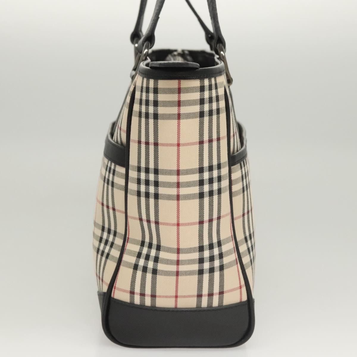 Burberry Burberry Nova Check Tote Canvas and Leather Size ONE SIZE - 3 Thumbnail