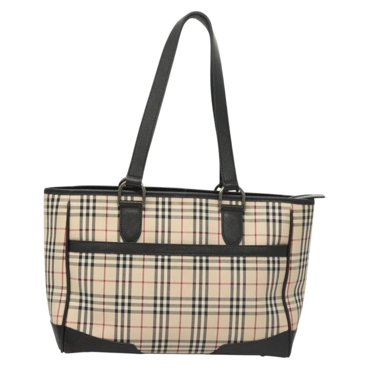 Burberry Burberry Nova Check Tote Canvas and Leather Size ONE SIZE - 16 Thumbnail