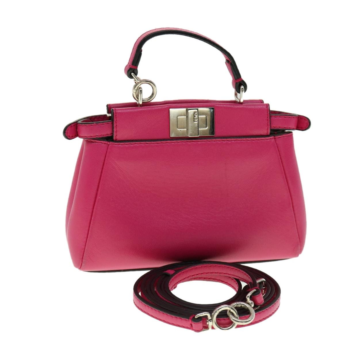 Fendi Fendi Peekaboo Bag Leather Size ONE SIZE - 19 Thumbnail