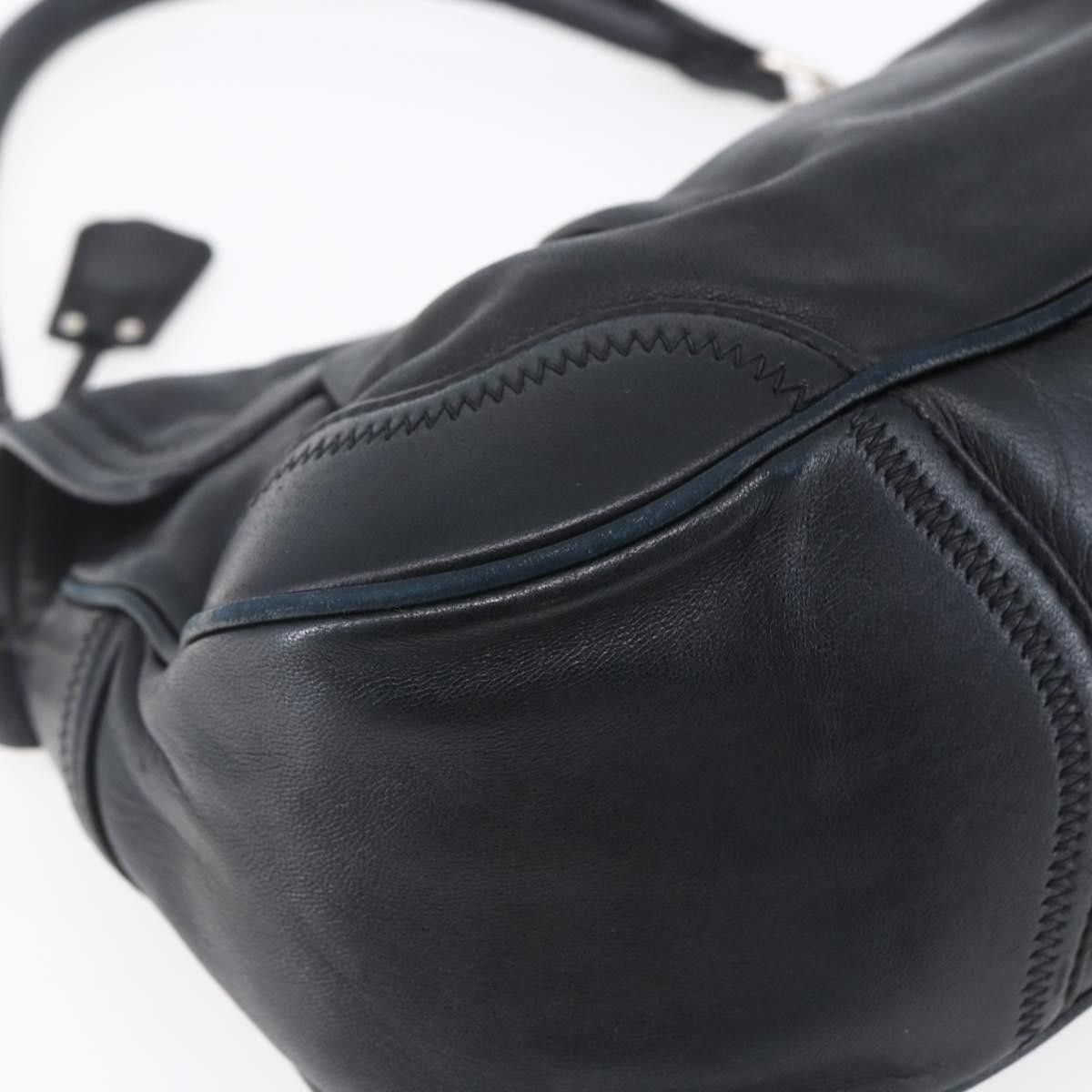Prada Prada Pushlock Shoulder Bag Leather Size ONE SIZE - 12 Thumbnail