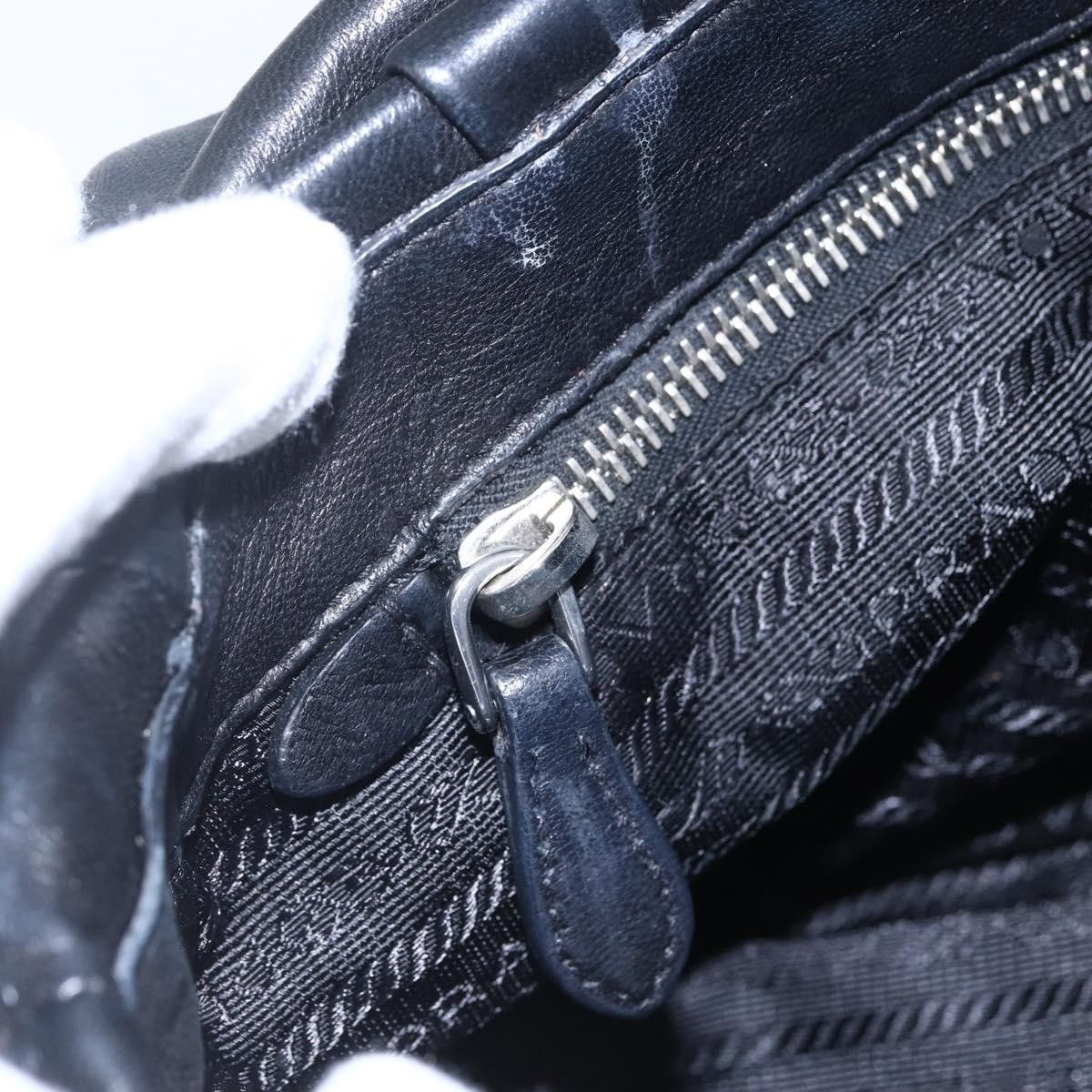 Prada Prada Pushlock Shoulder Bag Leather Size ONE SIZE - 14 Thumbnail