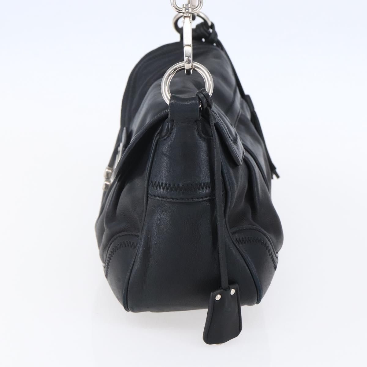 Prada Prada Pushlock Shoulder Bag Leather Size ONE SIZE - 4 Thumbnail