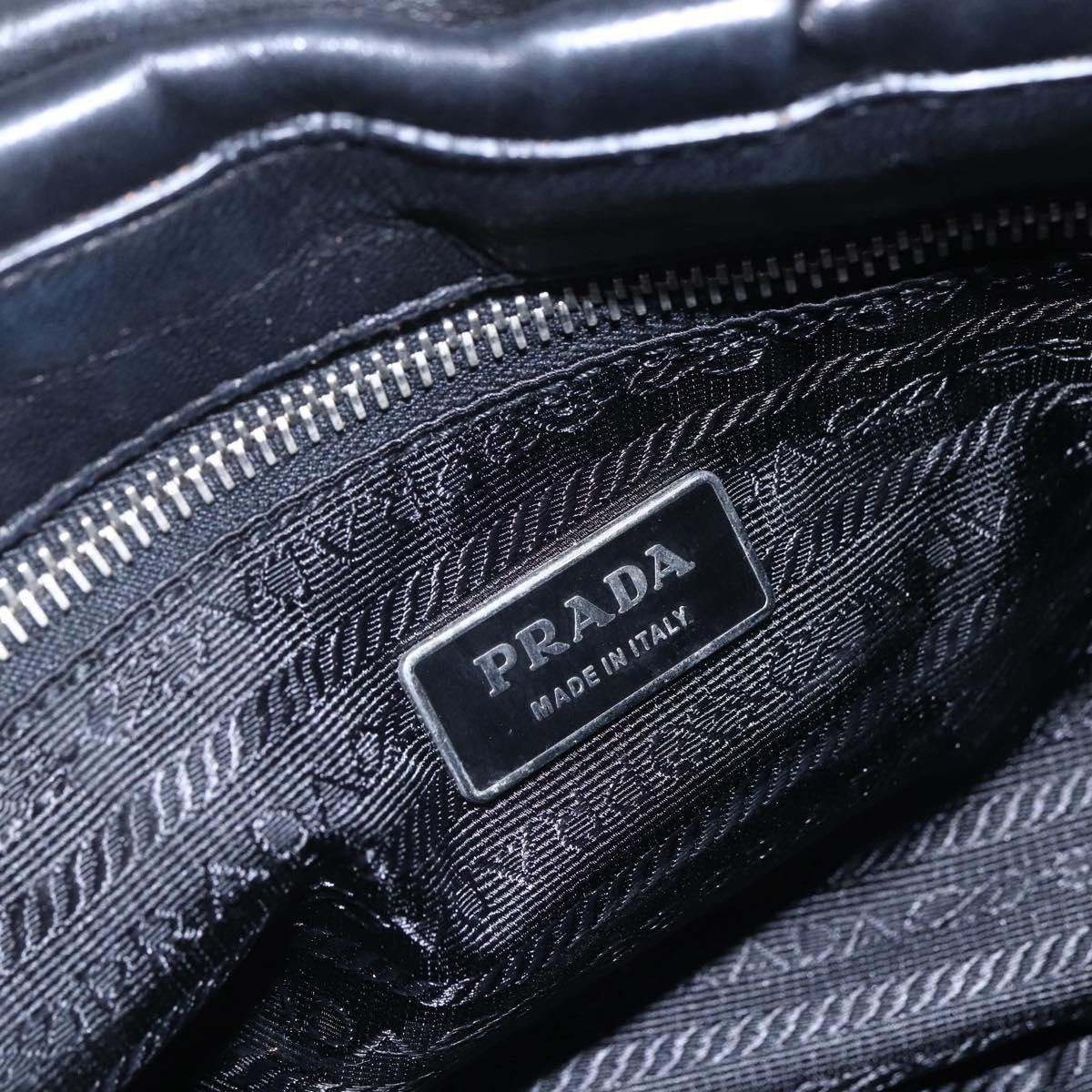 Prada Prada Pushlock Shoulder Bag Leather Size ONE SIZE - 6 Thumbnail