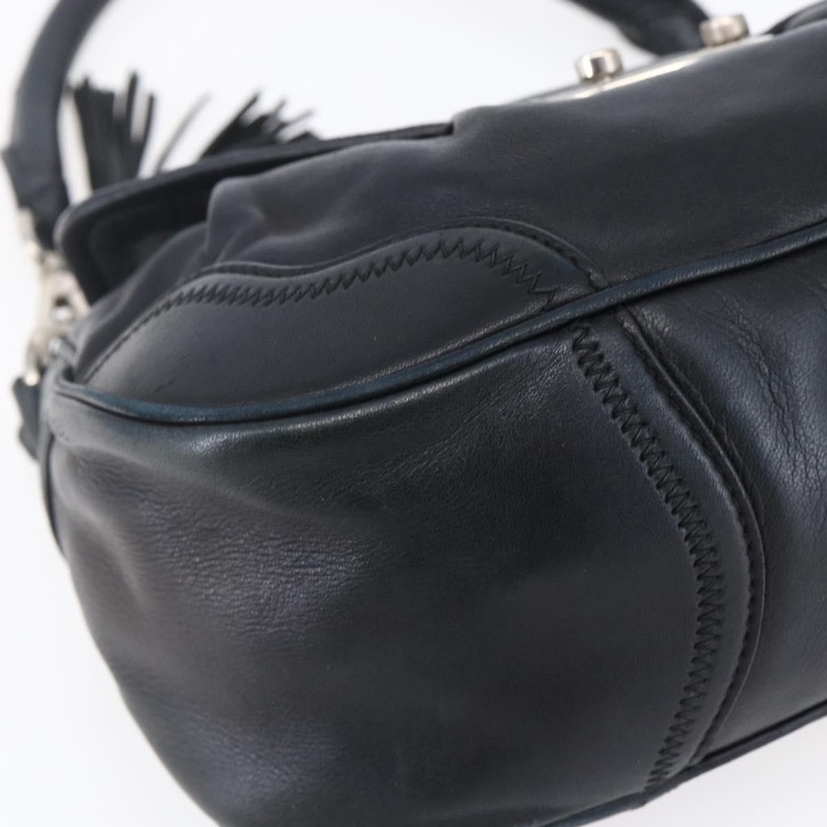 Prada Prada Pushlock Shoulder Bag Leather Size ONE SIZE - 10 Thumbnail