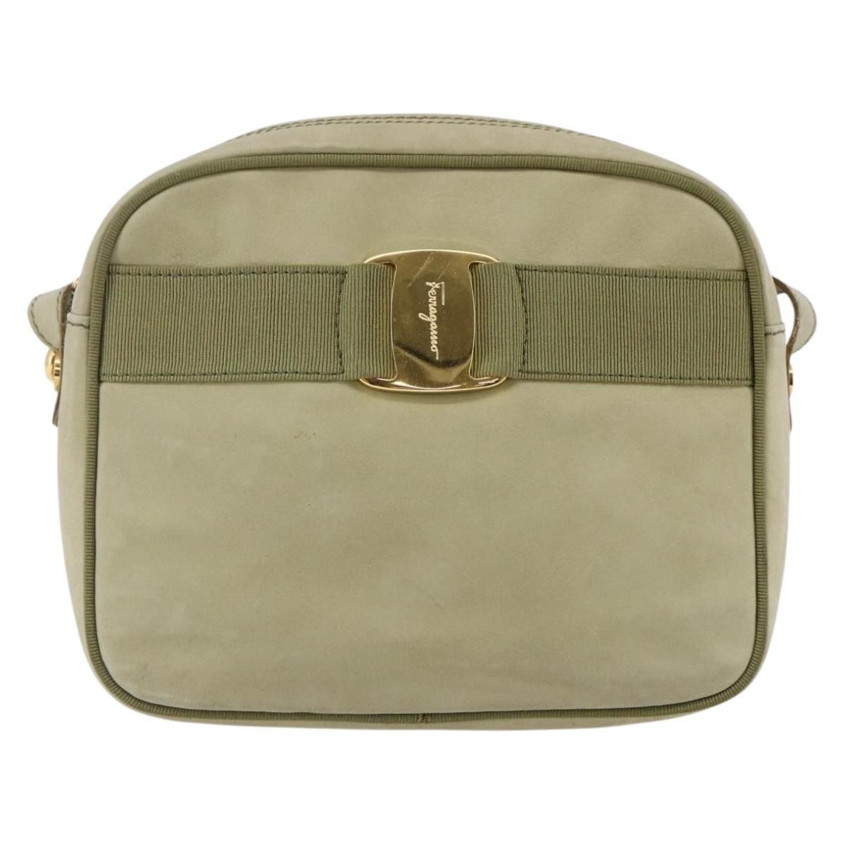 Salvatore Ferragamo Salvatore Ferragamo Vala Shoulder Bag Suede Size ONE SIZE - 17 Thumbnail