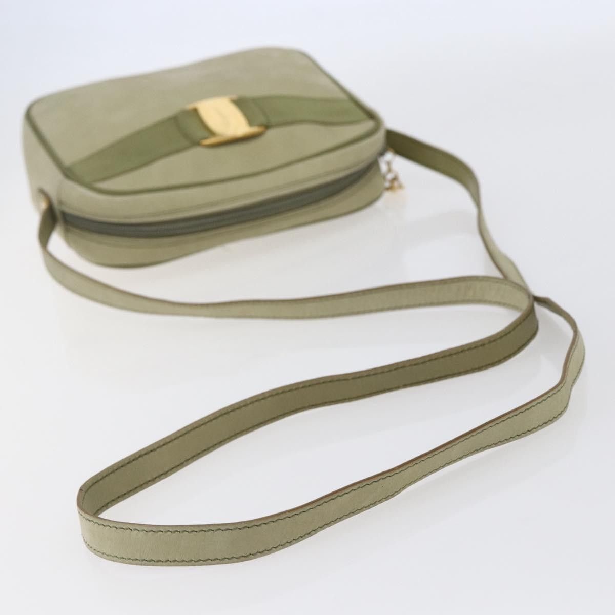 Salvatore Ferragamo Salvatore Ferragamo Vala Shoulder Bag Suede Size ONE SIZE - 7 Thumbnail