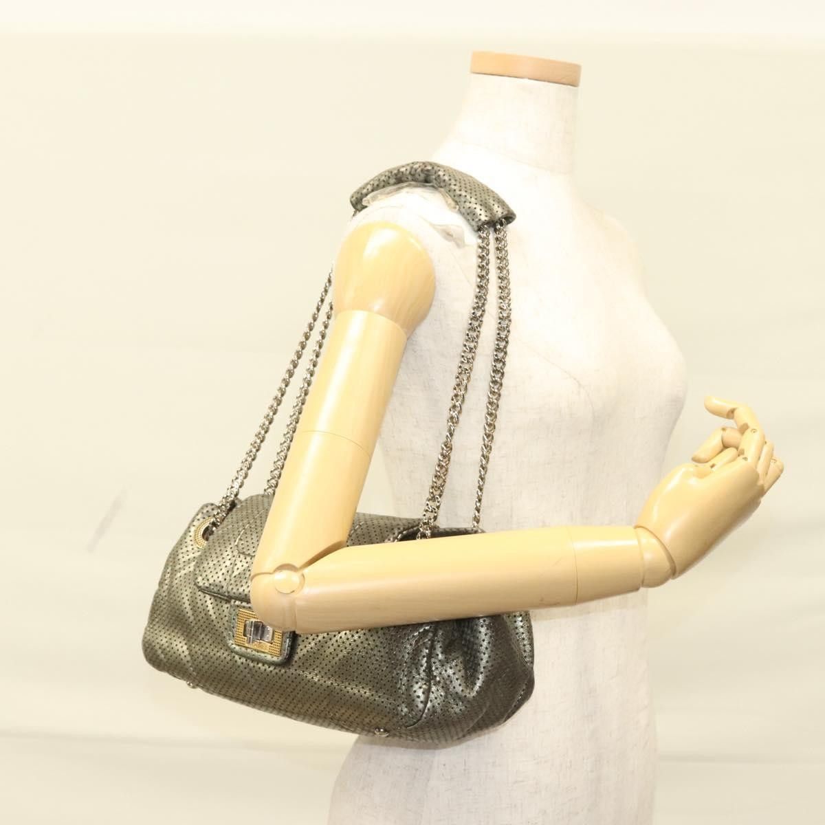 Chanel Chanel Drill Flap Bag Perforated Leather Size ONE SIZE - 14 Thumbnail