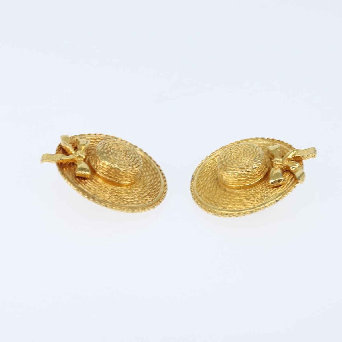 Chanel Chanel Vintage Clip On Bow Earrings Metal Size ONE SIZE - 3 Thumbnail