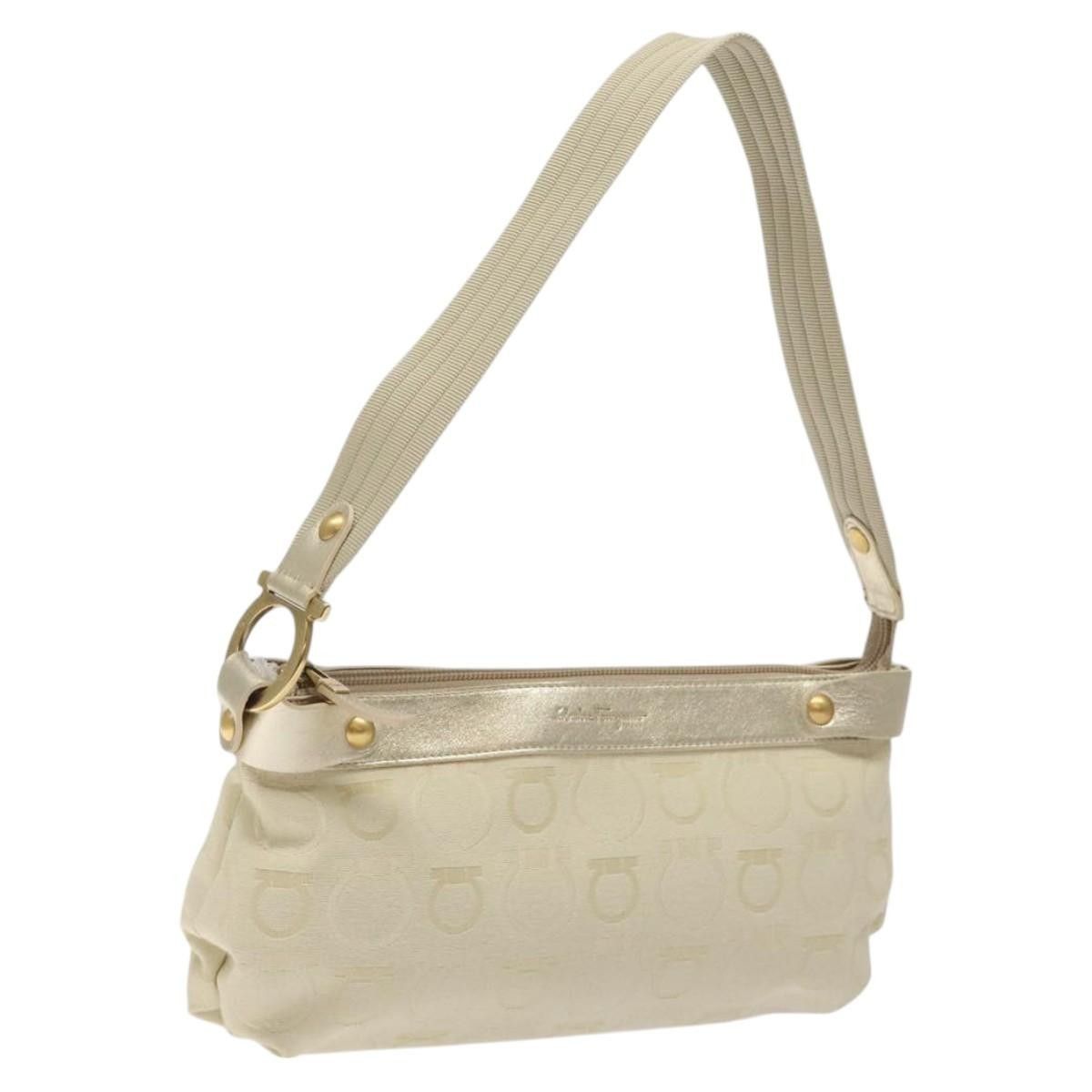 Salvatore Ferragamo Salvatore Ferragamo Gancini Shoulder Bag Canvas Size ONE SIZE - 18 Thumbnail