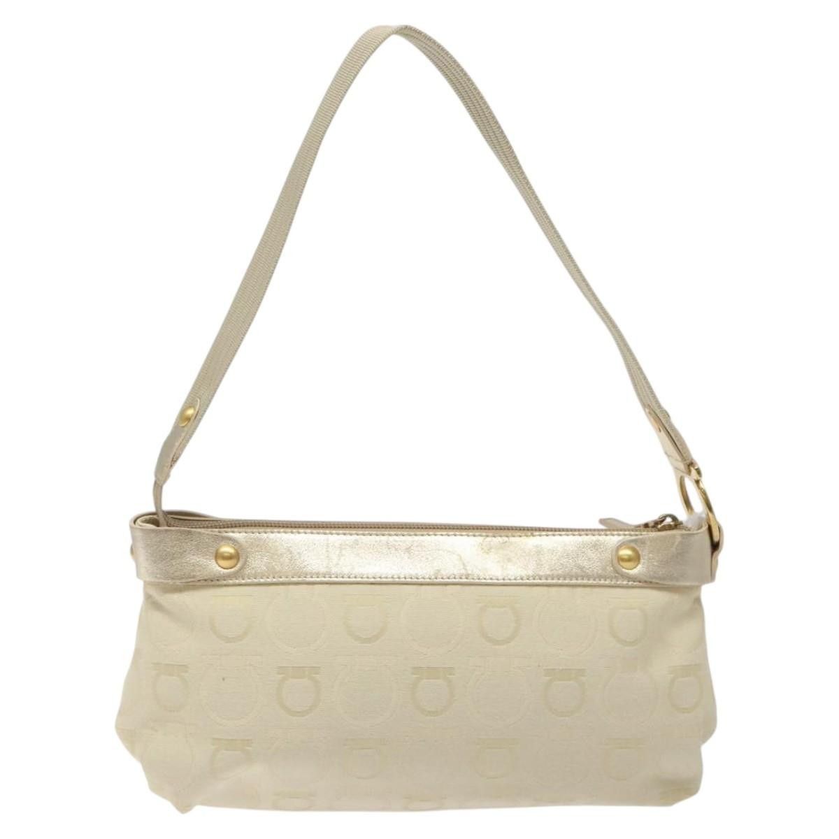 Salvatore Ferragamo Salvatore Ferragamo Gancini Shoulder Bag Canvas Size ONE SIZE - 2 Thumbnail