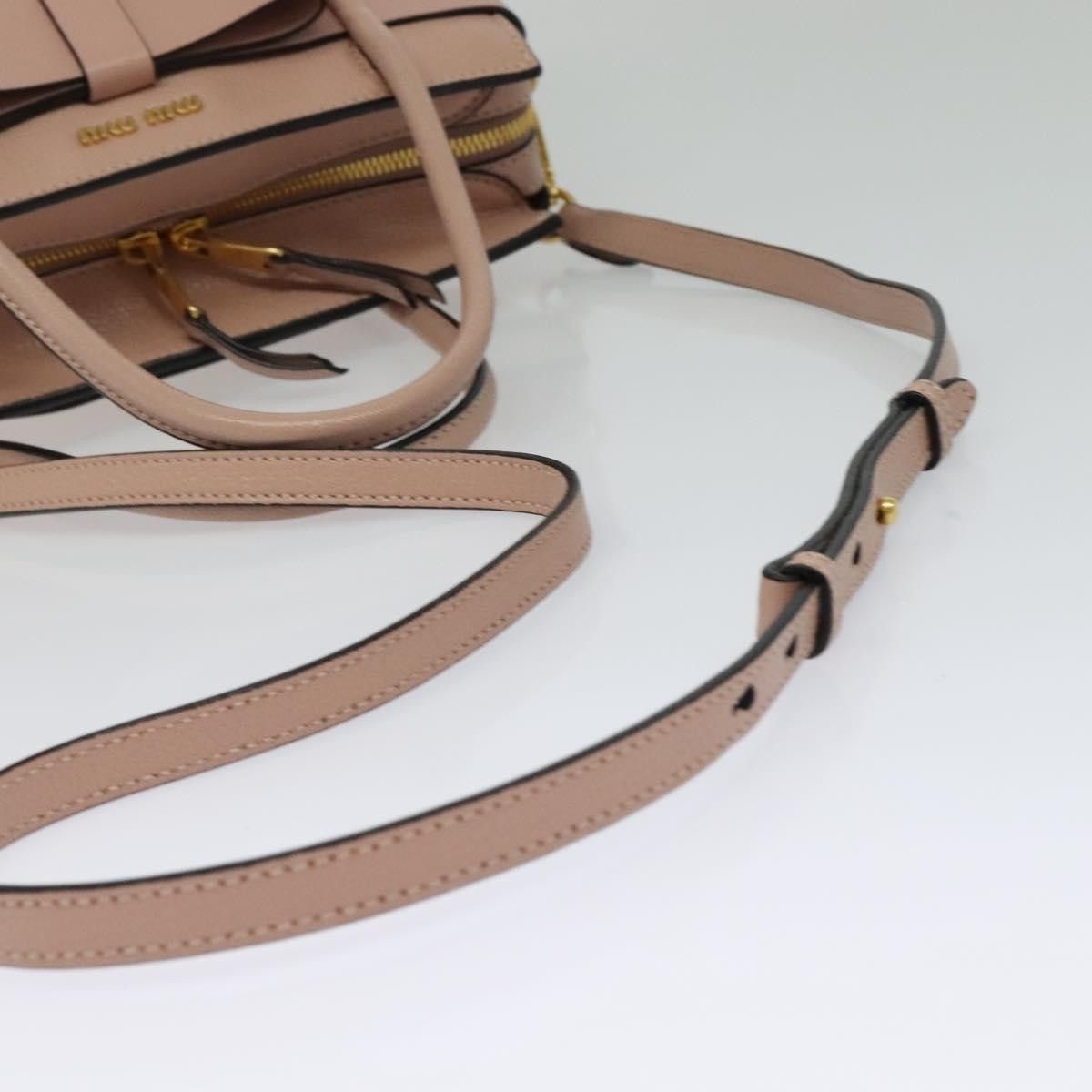 Miu Miu Miu Miu Madras Fiocco Bow Tote Leather Size ONE SIZE - 8 Thumbnail