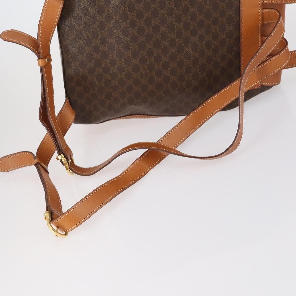 Celine Celine Vintage Macadam Backpack Canvas and Leather Size ONE SIZE - 16 Thumbnail