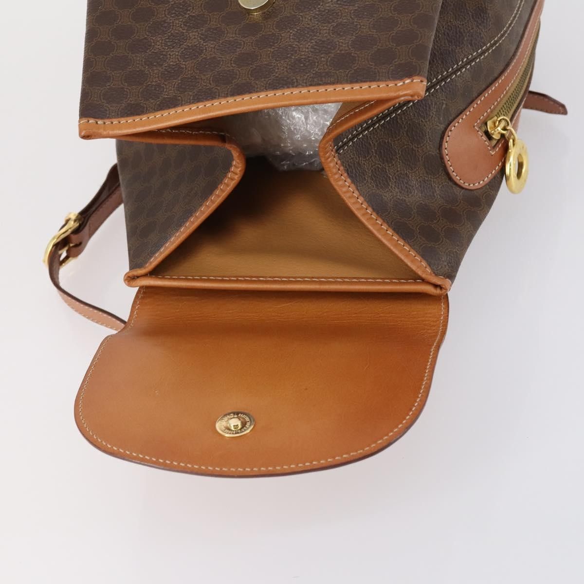 Celine Celine Vintage Macadam Backpack Canvas and Leather Size ONE SIZE - 17 Thumbnail