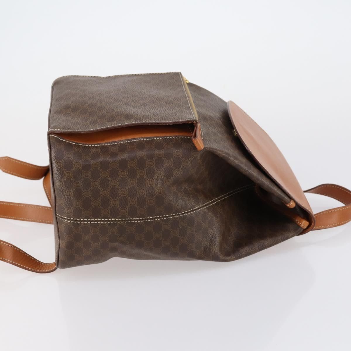 Celine Celine Vintage Macadam Backpack Canvas and Leather Size ONE SIZE - 4 Thumbnail