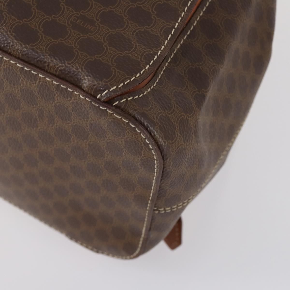 Celine Celine Vintage Macadam Backpack Canvas and Leather Size ONE SIZE - 11 Thumbnail