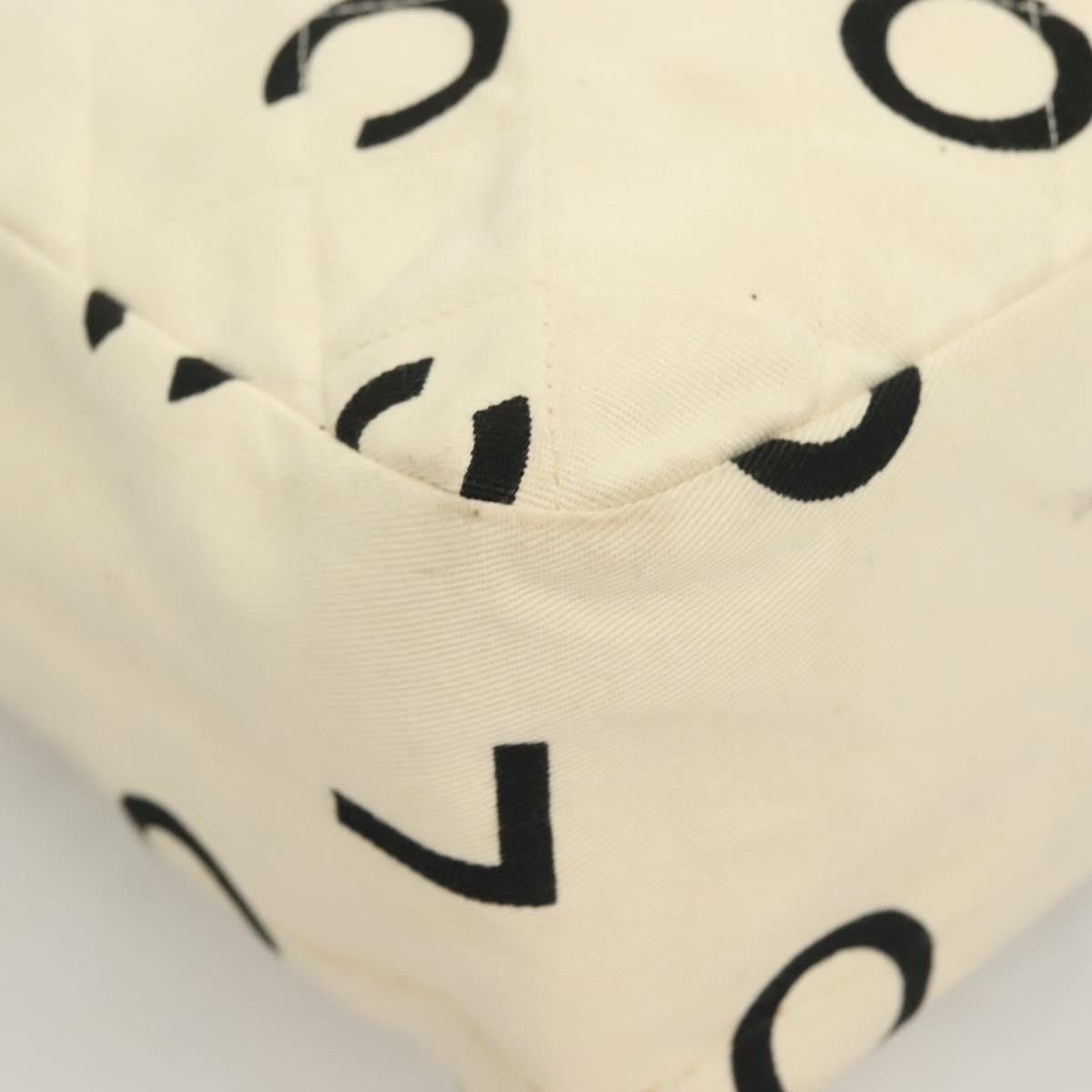 Chanel Chanel Vintage Coco Logo Zip Tote Quilted Printed Canvas Size ONE SIZE - 9 Thumbnail