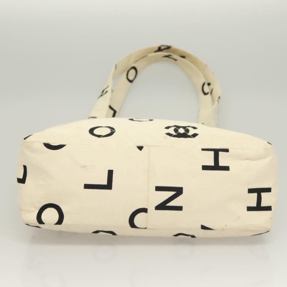 Chanel Chanel Vintage Coco Logo Zip Tote Quilted Printed Canvas Size ONE SIZE - 19 Thumbnail