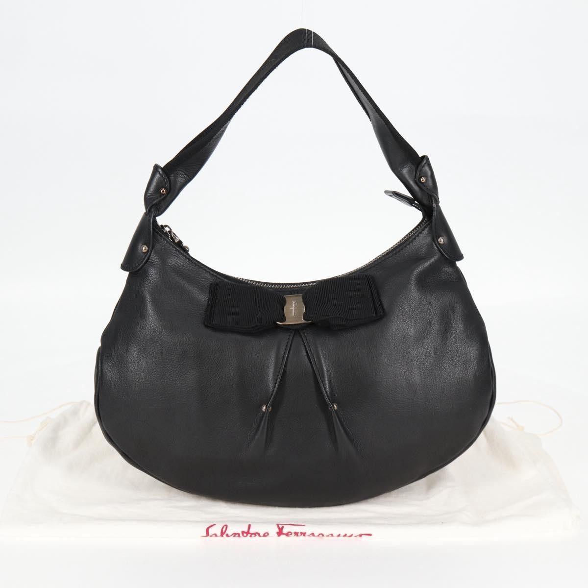Salvatore Ferragamo Salvatore Ferragamo Vala Shoulder Bag Leather Size ONE SIZE - 13 Thumbnail